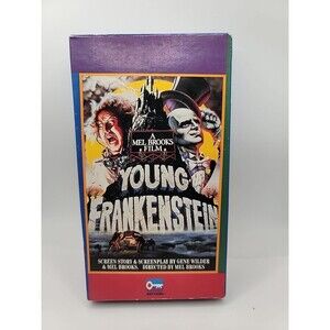 Young Frankenstein VHS 1988 Mel Brooks Gene Wilder Comedy Horror